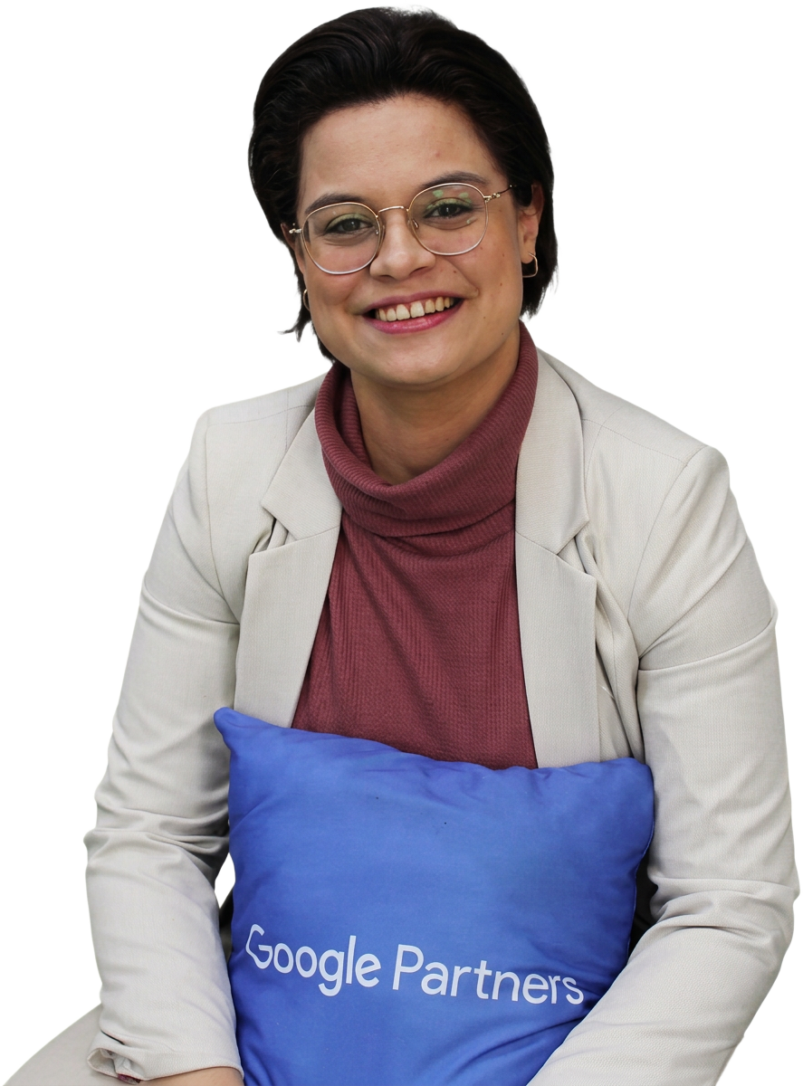 Beatrice Castro em evento do Google Partners